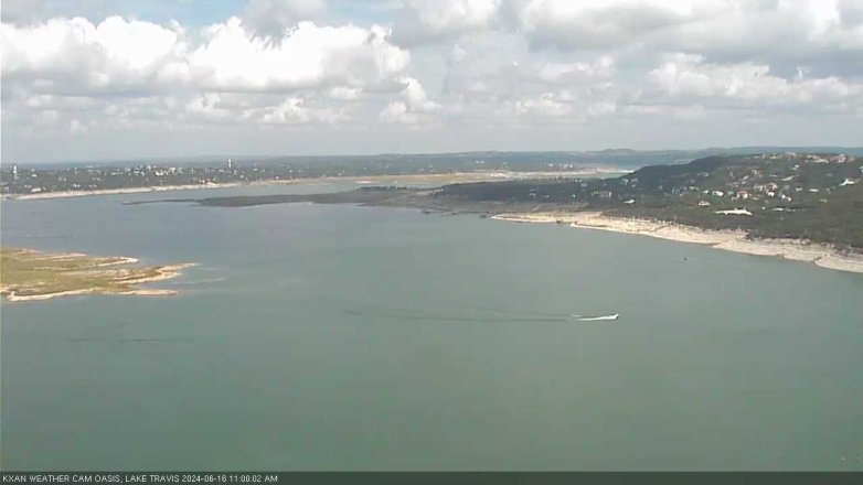 Lake Travis webcam, June 16, 2024 11:00 AM CT