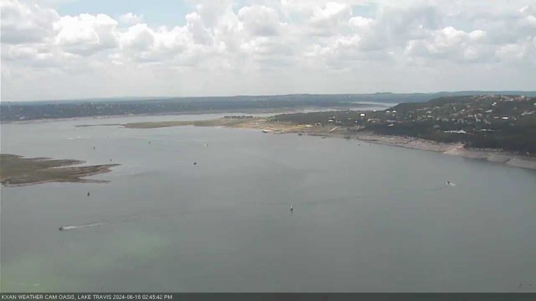 Lake Travis webcam, June 16, 2024 2:45 PM CT