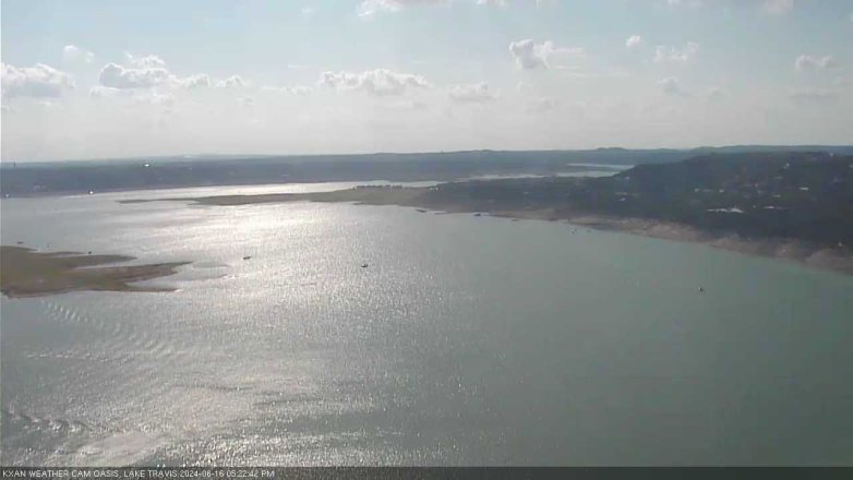 Lake Travis webcam, June 16, 2024 5:25 PM CT