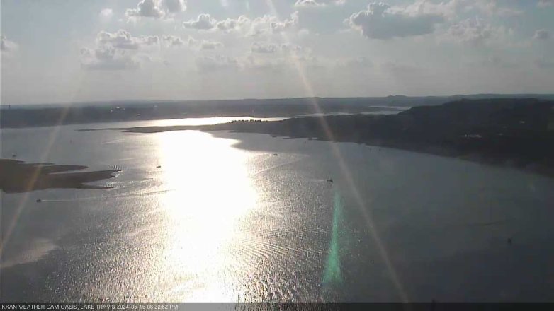 Lake Travis webcam, June 16, 2024 6:25 PM CT