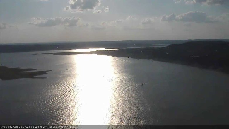 Lake Travis webcam, June 16, 2024 6:45 PM CT