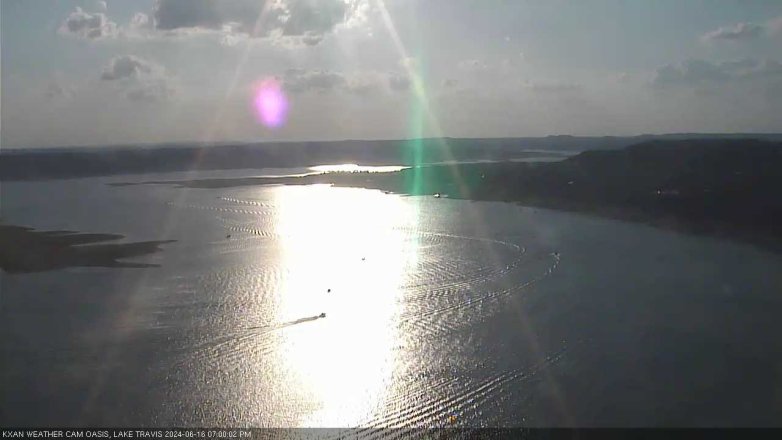 Lake Travis webcam, June 16, 2024 7:00 PM CT