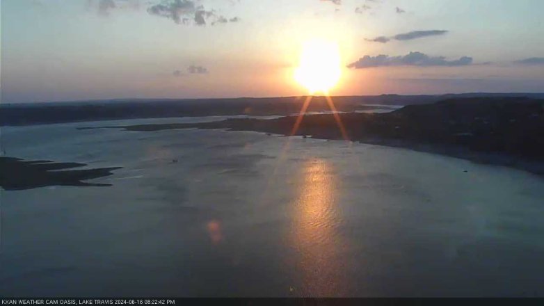 Lake Travis webcam, June 16, 2024 8:25 PM CT