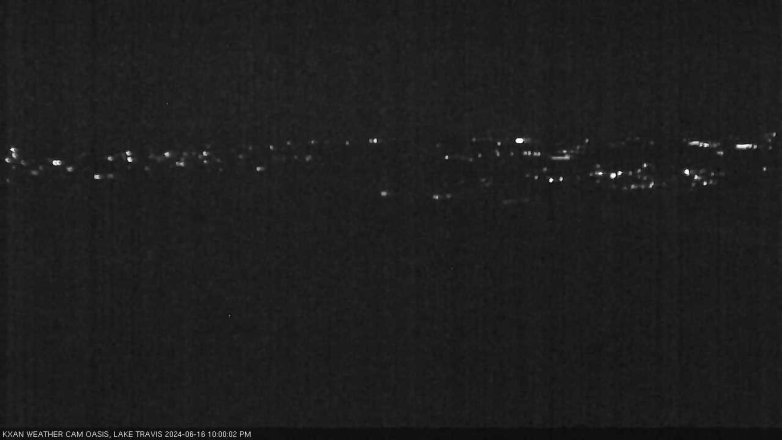 Lake Travis webcam, June 16, 2024 10:00 PM CT