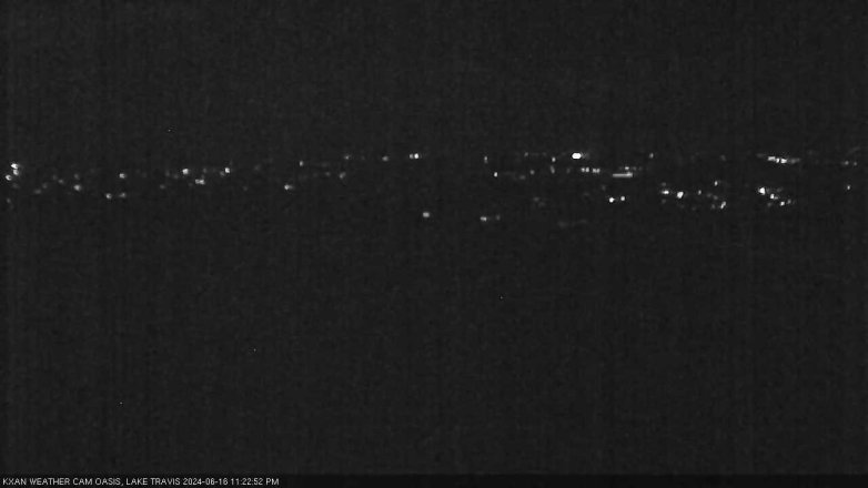 Lake Travis webcam, June 16, 2024 11:25 PM CT