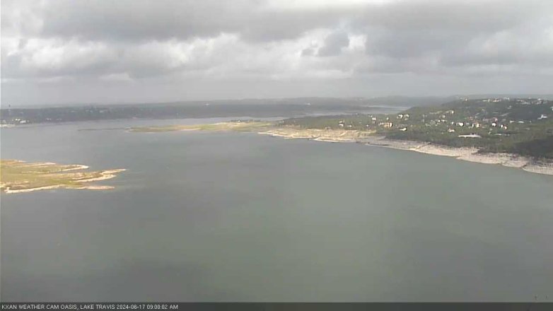 Lake Travis webcam, June 17, 2024 9:00 AM CT