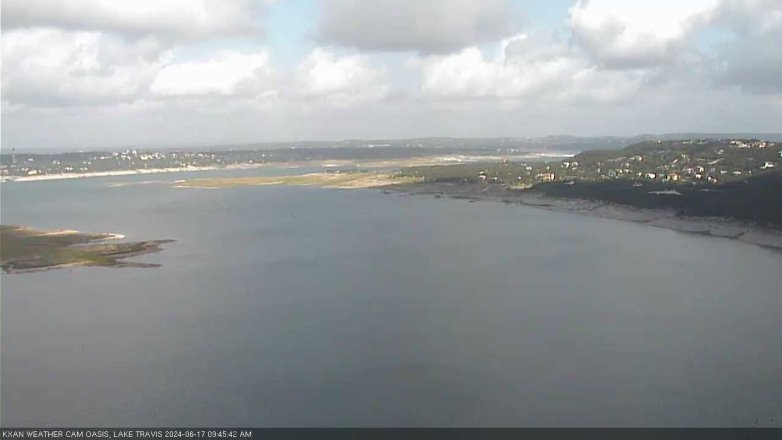 Lake Travis webcam, June 17, 2024 9:45 AM CT