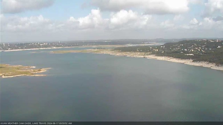Lake Travis webcam, June 17, 2024 10:00 AM CT