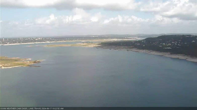 Lake Travis webcam, June 17, 2024 10:25 AM CT