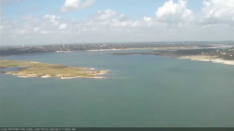 Lake Travis webcam, June 17, 2024 11:00 AM CT