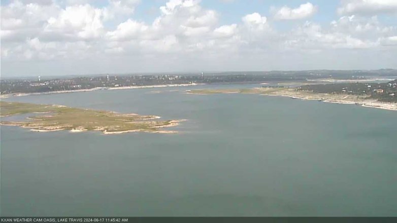 Lake Travis webcam, June 17, 2024 11:45 AM CT