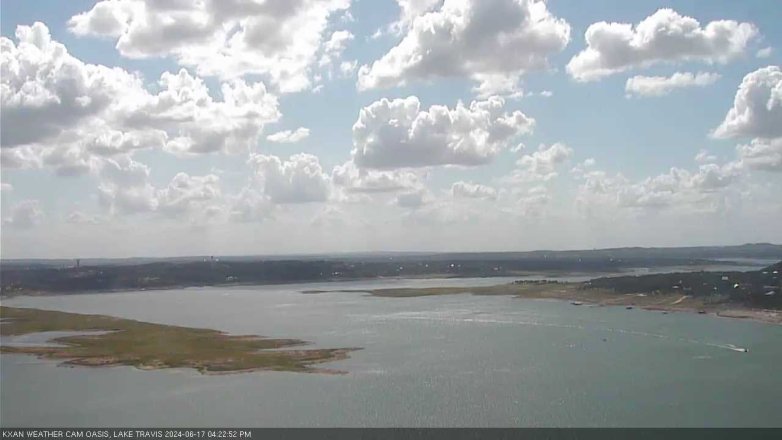 Lake Travis webcam, June 17, 2024 4:25 PM CT