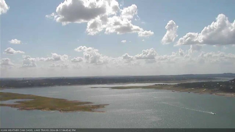 Lake Travis webcam, June 17, 2024 4:45 PM CT