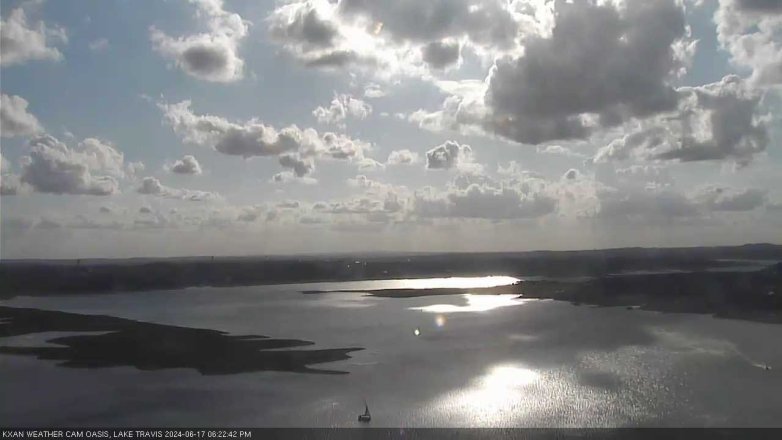 Lake Travis webcam, June 17, 2024 6:25 PM CT