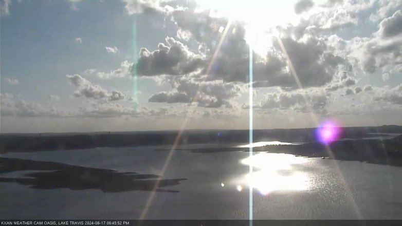 Lake Travis webcam, June 17, 2024 6:45 PM CT