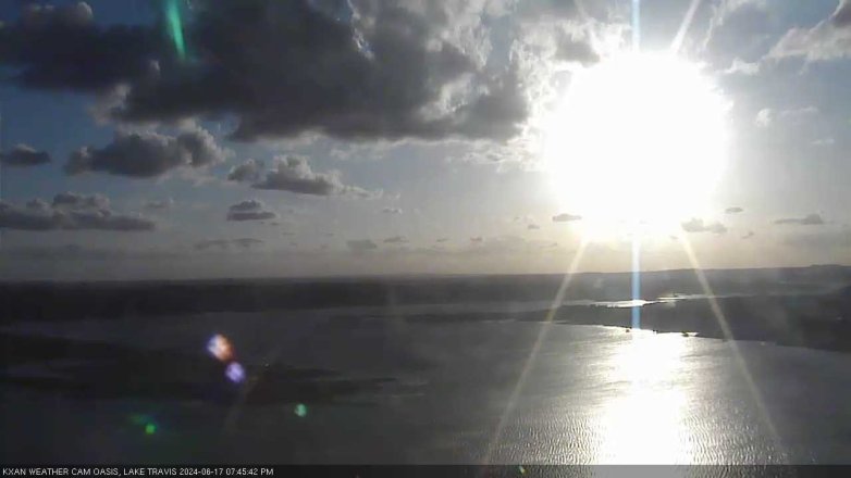 Lake Travis webcam, June 17, 2024 7:45 PM CT