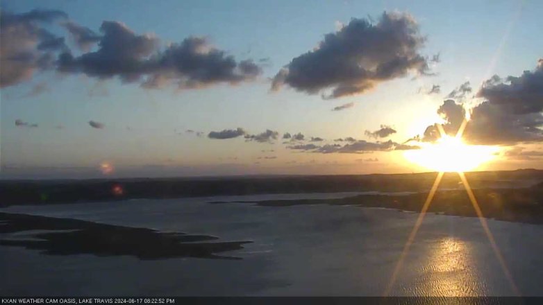 Lake Travis webcam, June 17, 2024 8:25 PM CT