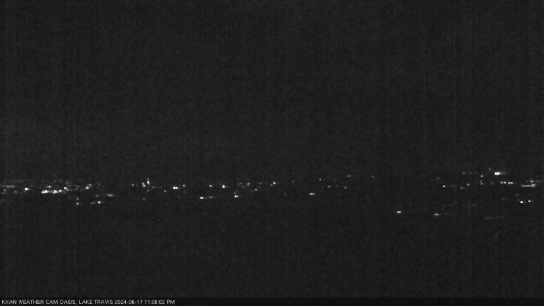 Lake Travis webcam, June 17, 2024 11:00 PM CT