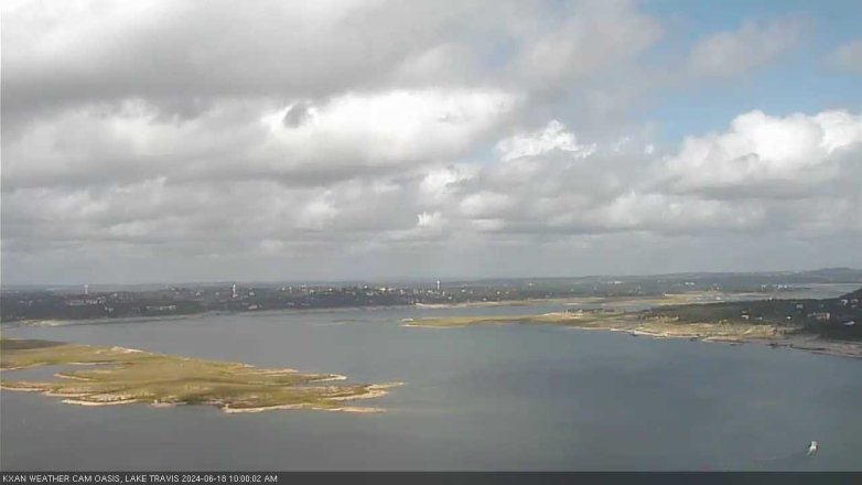 Lake Travis webcam, June 18, 2024 10:00 AM CT