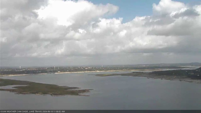 Lake Travis webcam, June 18, 2024 11:00 AM CT