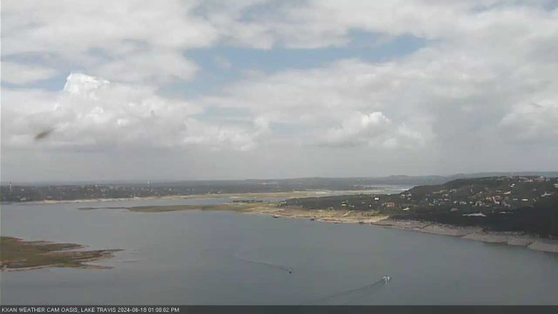 Lake Travis webcam, June 18, 2024 1:00 PM CT