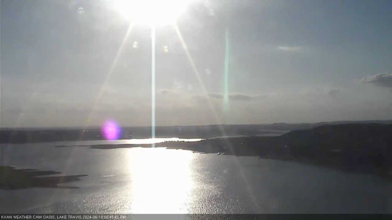 Lake Travis webcam, June 18, 2024 6:45 PM CT