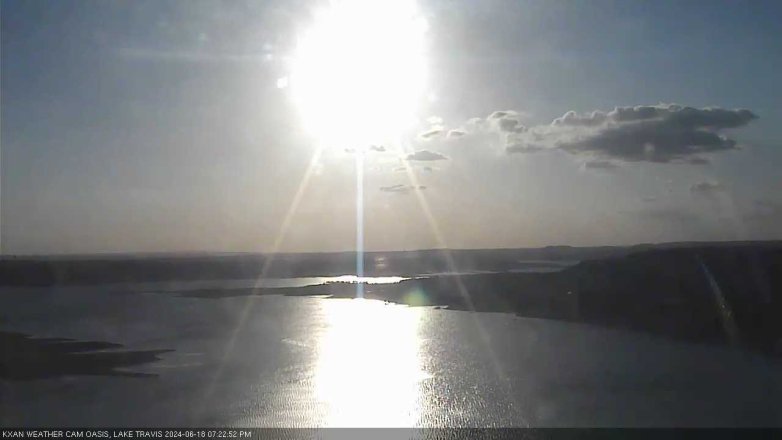 Lake Travis webcam, June 18, 2024 7:25 PM CT