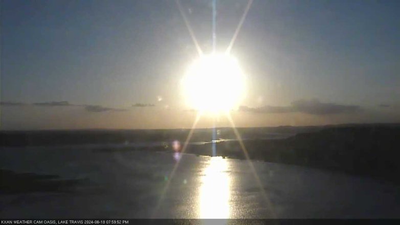 Lake Travis webcam, June 18, 2024 8:00 PM CT
