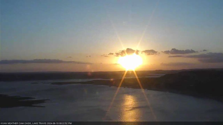 Lake Travis webcam, June 18, 2024 8:25 PM CT