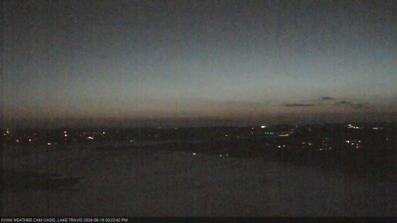 Lake Travis webcam, June 18, 2024 9:25 PM CT