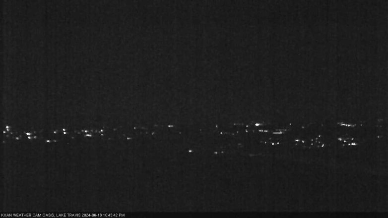 Lake Travis webcam, June 18, 2024 10:45 PM CT