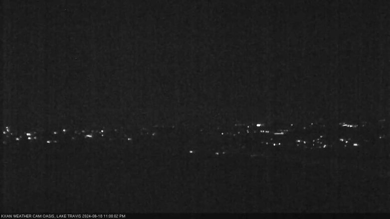 Lake Travis webcam, June 18, 2024 11:00 PM CT