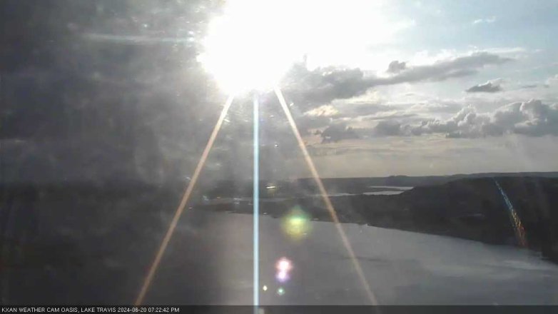 Lake Travis webcam, June 20, 2024 7:25 PM CT