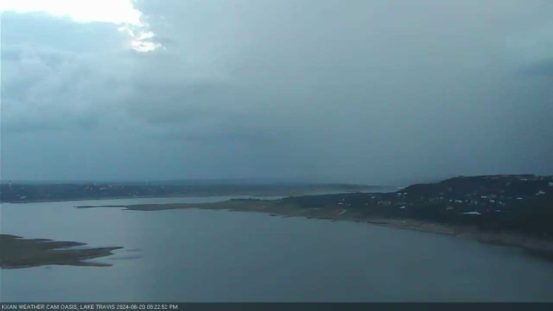 Lake Travis webcam, June 20, 2024 8:25 PM CT