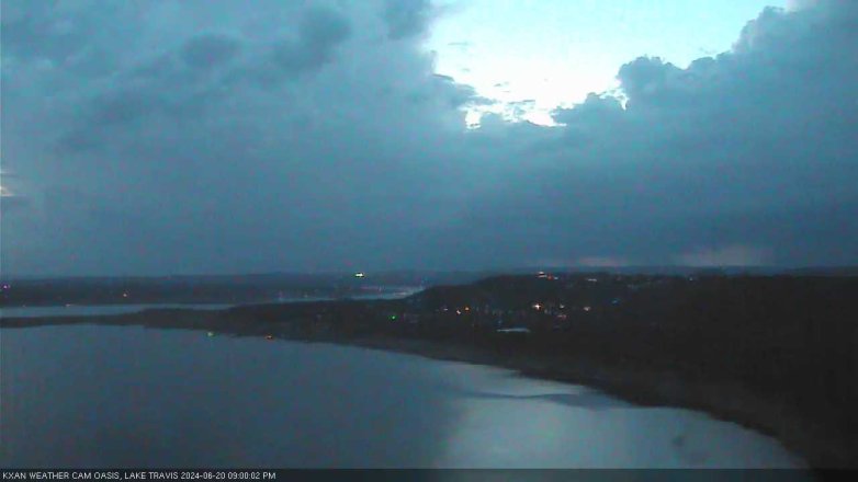 Lake Travis webcam, June 20, 2024 9:00 PM CT