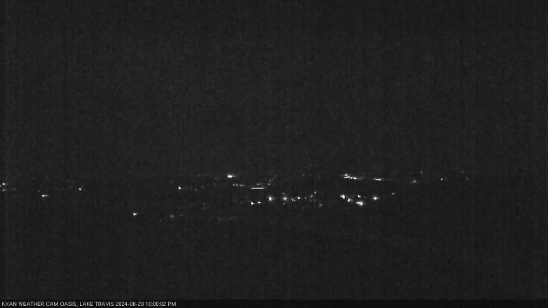 Lake Travis webcam, June 20, 2024 10:00 PM CT