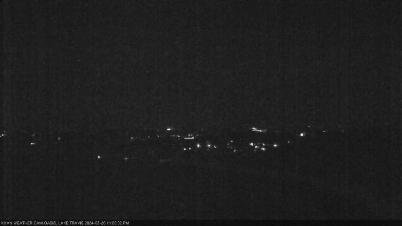 Lake Travis webcam, June 20, 2024 11:00 PM CT