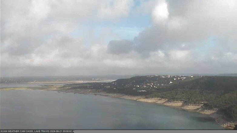 Lake Travis webcam, June 21, 2024 9:00 AM CT