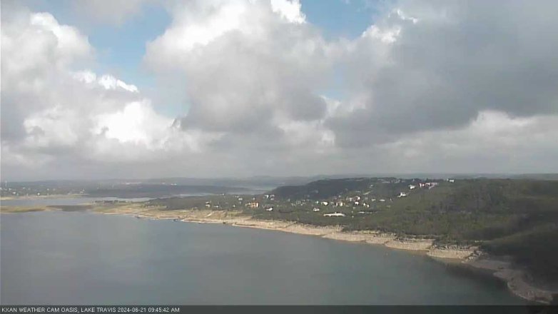 Lake Travis webcam, June 21, 2024 9:45 AM CT