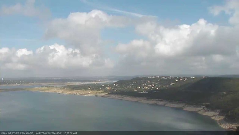 Lake Travis webcam, June 21, 2024 10:00 AM CT