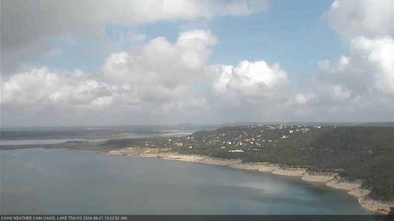 Lake Travis webcam, June 21, 2024 10:25 AM CT