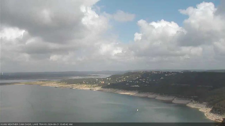 Lake Travis webcam, June 21, 2024 10:45 AM CT