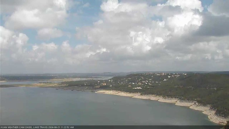 Lake Travis webcam, June 21, 2024 11:25 AM CT