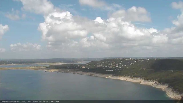 Lake Travis webcam, June 21, 2024 11:45 AM CT