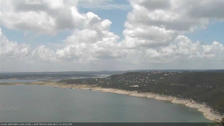 Lake Travis webcam, June 21, 2024 1:45 PM CT