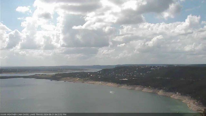 Lake Travis webcam, June 21, 2024 4:25 PM CT