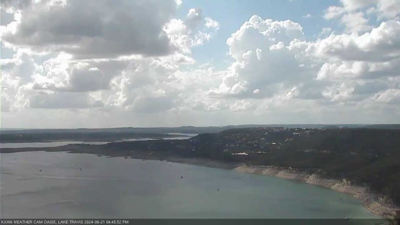 Lake Travis webcam, June 21, 2024 4:45 PM CT