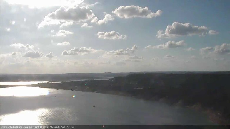 Lake Travis webcam, June 21, 2024 6:25 PM CT