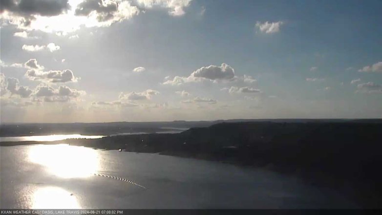 Lake Travis webcam, June 21, 2024 7:00 PM CT