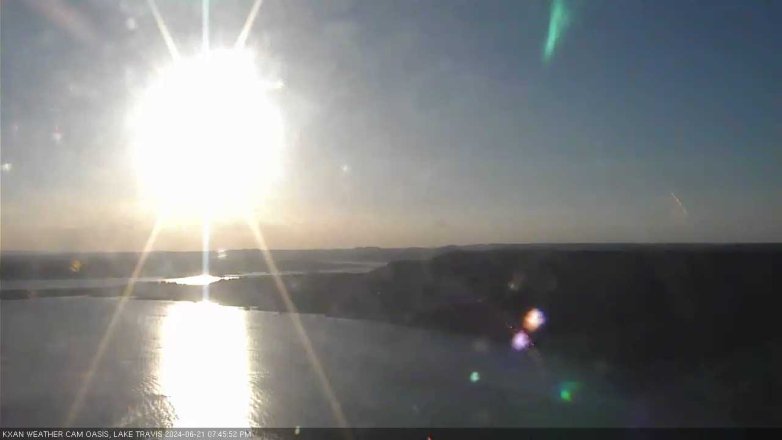 Lake Travis webcam, June 21, 2024 7:45 PM CT